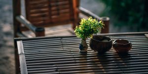 wooden garden furniture